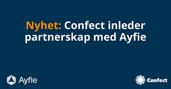 Confect inleder partnerskap med Ayfie