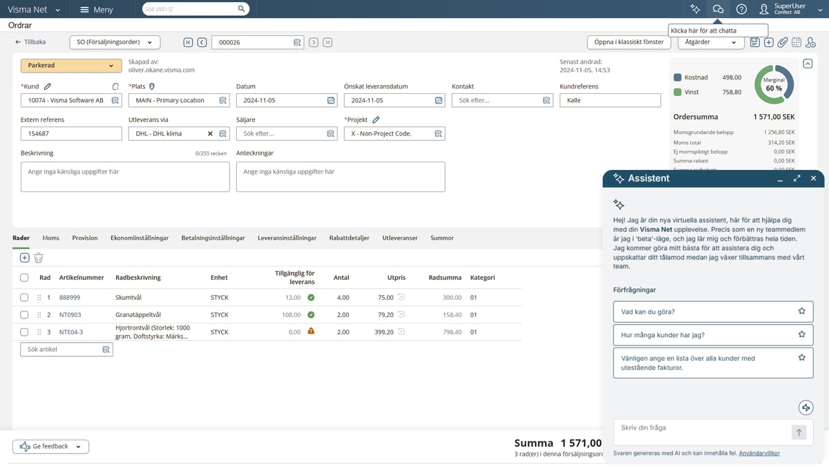 Visma Net- ett modernt affärssystem i molnet